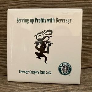Starbucks Vintage 2002 Ceramic Coaster